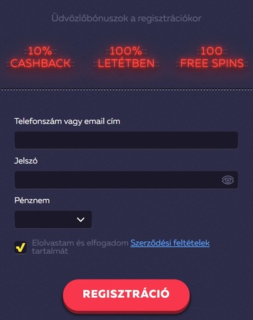 Regisztráció Vavada Magyarországon